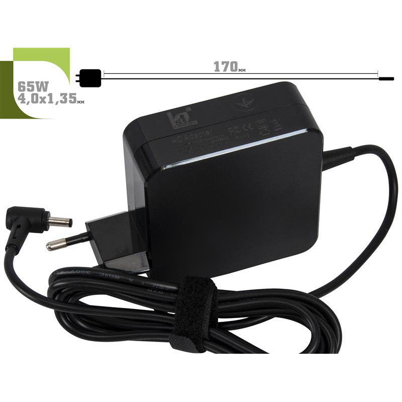 Блок живлення 1StCharger для ноутбука Asus 19V 65W 3.42A 4.0х1.35мм Wall Mount (WM1ST19V65W40135)