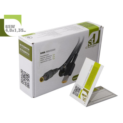 Блок живлення 1StCharger для ноутбука Asus 19V 65W 3.42A 4.0х1.35мм Wall Mount (WM1ST19V65W40135)