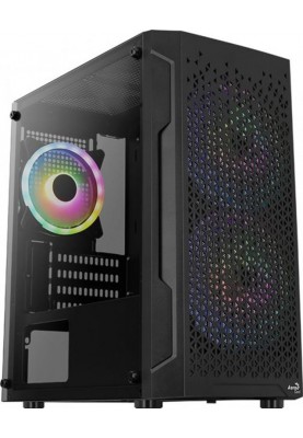 Корпус AeroCool Trinity Mini (Trinity Mini-G-BK-v2) Black без БЖ