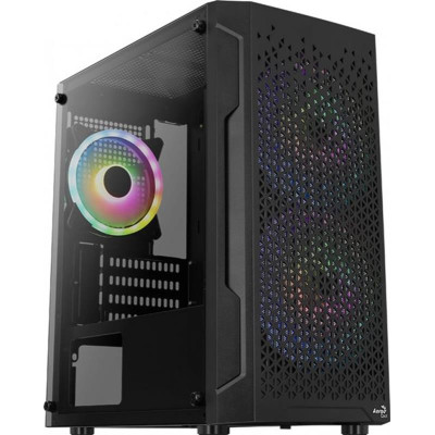 Корпус AeroCool Trinity Mini (Trinity Mini-G-BK-v2) Black без БЖ