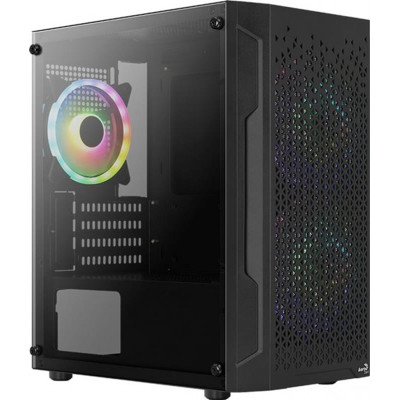 Корпус AeroCool Trinity Mini (Trinity Mini-G-BK-v2) Black без БЖ