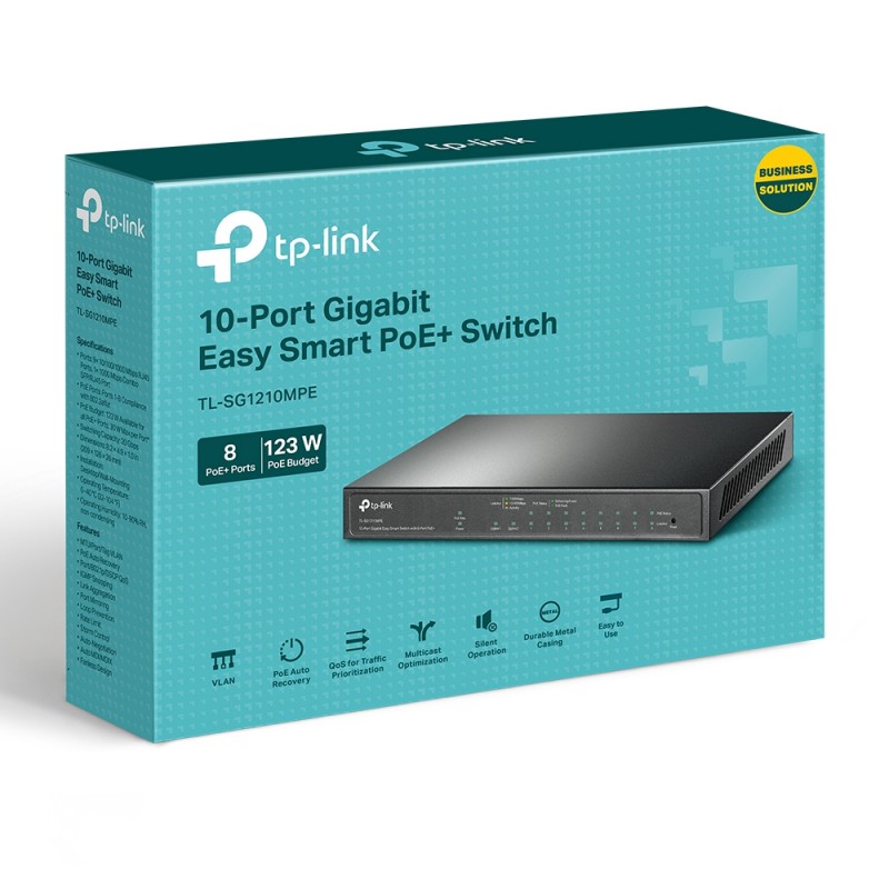 Комутатор TP-Link TL-SG1210MPE