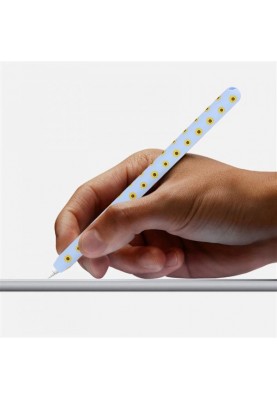 Чохол TPU Goojodoq Flowers Magnetic для стілуса Apple Pencil 2 Light Green (1005003196692410LG)