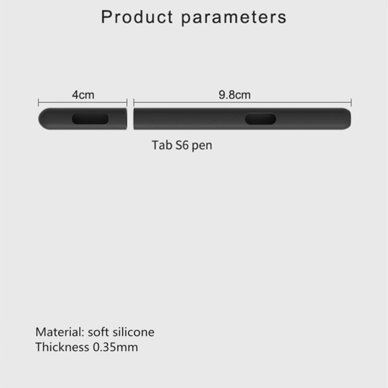 Чехол TPU Goojodoq Matt для стилуса Samsung Tab S6 10.5 P860 P865 Black тех.пак (1005001889137851S6B)