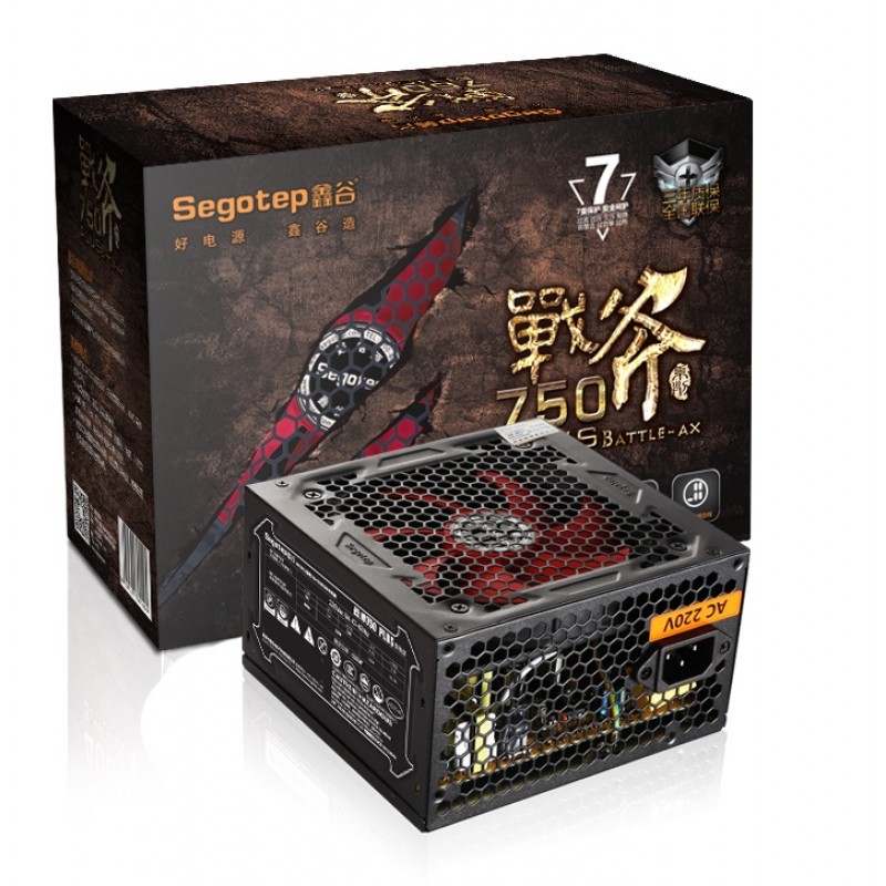 Блок питания Segotep ZF-750 PLUS (SG-D750BXB), 12cm fan, 650W (6959371301619)