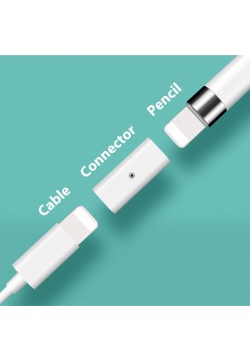 Адаптер Goojodoq для заряджання Apple Pencil 1 White (1005001579255331W)