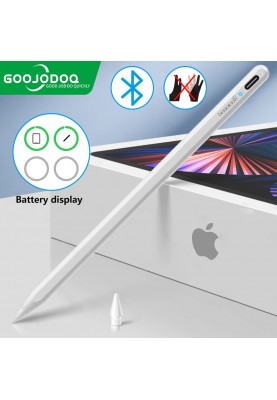 Стілус для планшета Apple iPad 2018-2021 Goojodoq 11 Gen Plus Bluetooth Magnetic 0.6mm White (1005003175942181W)