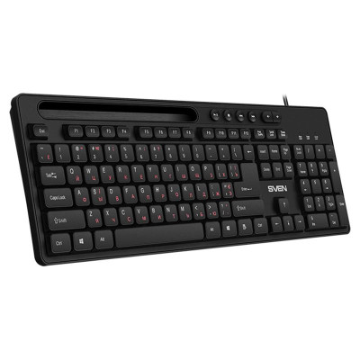 Клавіатура Sven KB-S302 Ukr Black USB