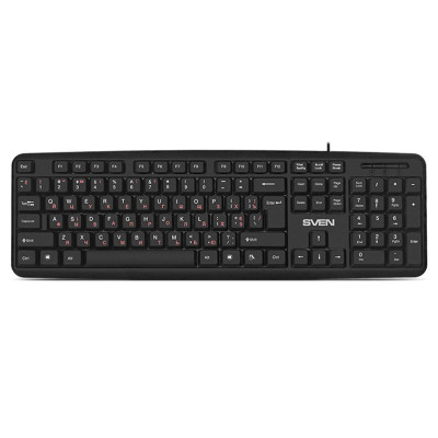 Клавіатура Sven KB-S230 Ukr Black USB