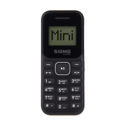 Мобiльний телефон Sigma mobile X-style 14 Mini Dual Sim BlackBlack/Orange