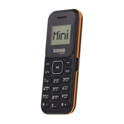 Мобiльний телефон Sigma mobile X-style 14 Mini Dual Sim BlackBlack/Orange