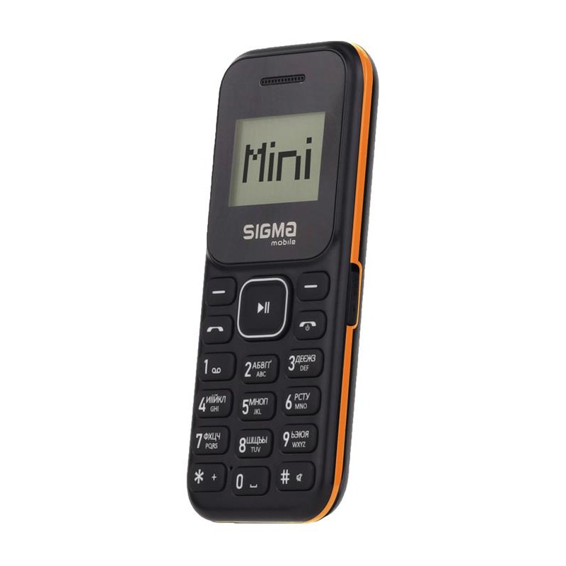 Мобiльний телефон Sigma mobile X-style 14 Mini Dual Sim BlackBlack/Orange