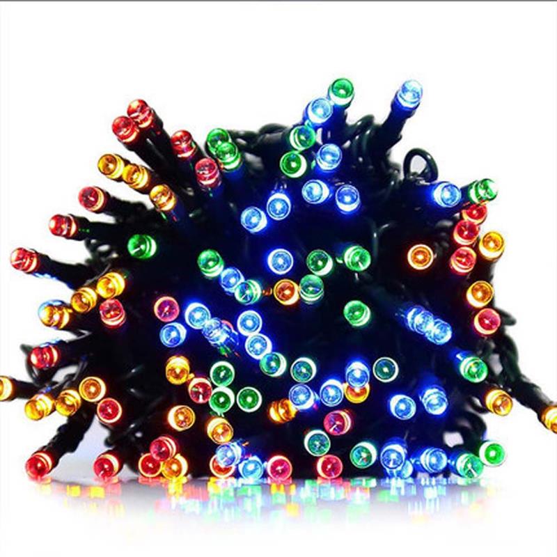 Світлодіодна гірлянда ColorWay (CW-GO-100L10SBMC) 100LED, 10м, кольорова, на сонячній батареї