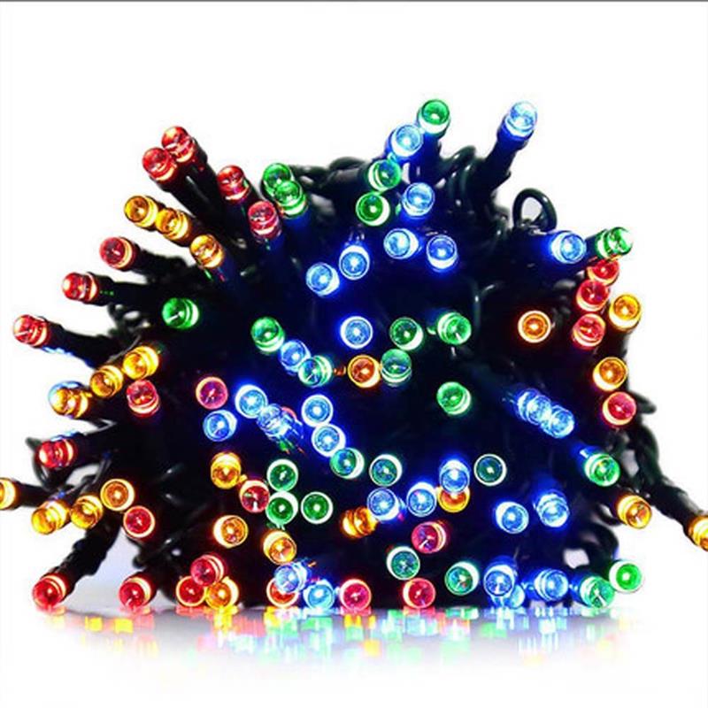 Світлодіодна гірлянда ColorWay (CW-GO-200L20SBMC) 200LED, 20м, кольорова, на сонячній батареї