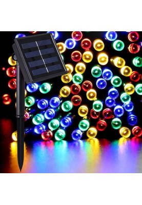 Світлодіодна гірлянда ColorWay (CW-GO-200L20SBMC) 200LED, 20м, кольорова, на сонячній батареї