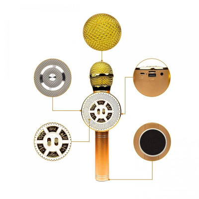 Караоке-мікрофон Optima Wster MK-4 Gold (WS-MK-4-GD)