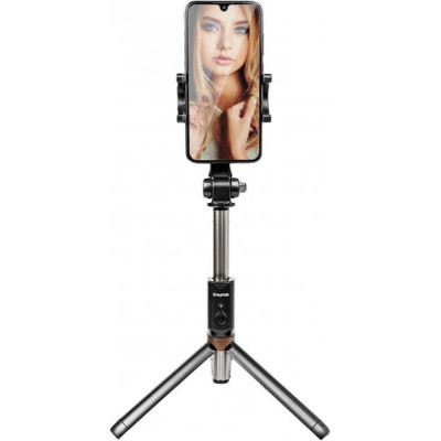 Трипод Dispho WS-18002 Selfie Stick Tripod Bluetooth Black (DSP-WS18002)