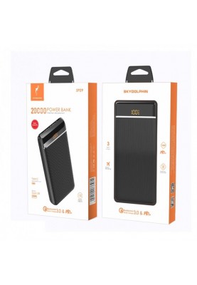 Універсальна мобільна батарея SkyDolphin SP29 PD+QC3.0 20000mAh Black (PB-000091)