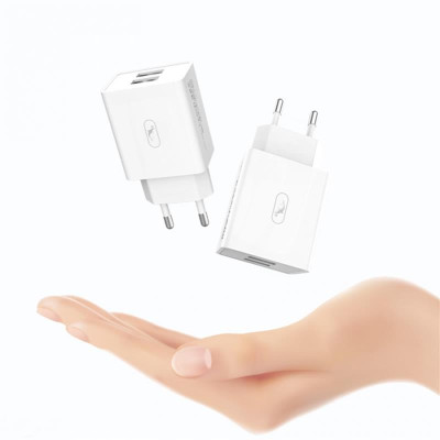 Зарядний пристрій SkyDolphin SC30L (2USB, 2.1A) White (MZP-000112) + кабель Lightning Зарядний пристрій SkyDolphin SC30L (2USB, 2.1A) White (MZP-000112) + кабель Lightning