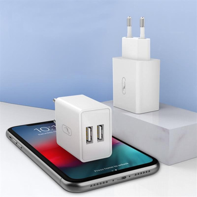 Зарядний пристрій SkyDolphin SC30L (2USB, 2.1A) White (MZP-000112) + кабель Lightning Зарядний пристрій SkyDolphin SC30L (2USB, 2.1A) White (MZP-000112) + кабель Lightning