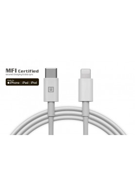 Кабель REAL-EL USB Type-C - Lightning (M/M), 1 м, White (EL123500057)