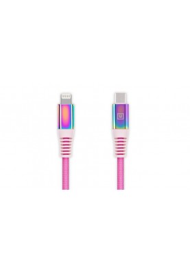 Кабель REAL-EL USB Type-C - Lightning (M/M), 1 м, Rainbow (EL123500054)