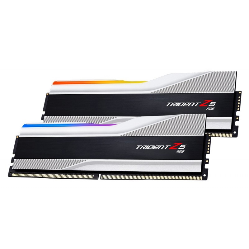 Модуль пам`ятi DDR5 2x16GB/6000 G.Skill Trident Z5 RGB Silver (F5-6000J3636F16GX2-TZ5RS)