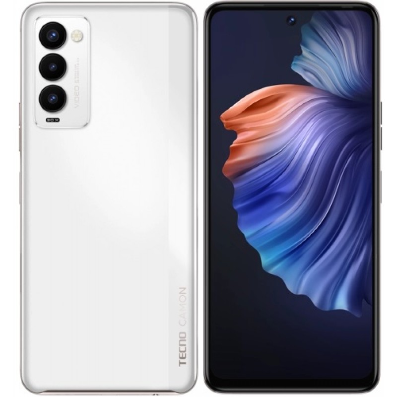 Смартфон Tecno Camon 18p (CH7n) 8/128GB Dual Sim Ceramic White (4895180775130)