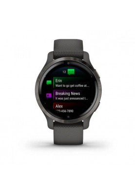 Смарт-годинник Garmin Venu 2S Slate Bezel + Graphite (010-02429-10)