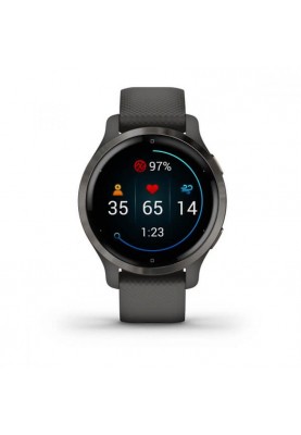 Смарт-годинник Garmin Venu 2S Slate Bezel + Graphite (010-02429-10)