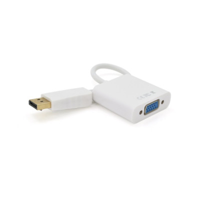 Адаптер Voltronic DisplayPort - VGA, (M/F) 0.3 м, White (YT-C-DP(M)/VGA(F)W/22009)