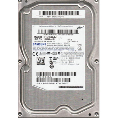 Накопичувач HDD SATA  640GB Samsung 7200rpm 16MB (HD642JJ) Refurbished