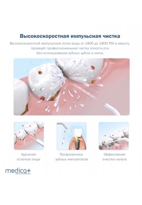 Портативний іригатор Medica+ ProWater Clean 7.0 (MP-102935)