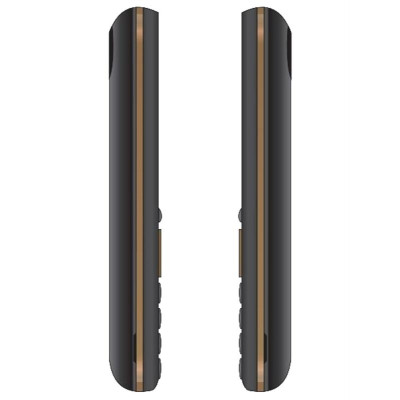 Мобiльний телефон 2E S180 2021 Dual Sim без ЗП Black&Gold (688130243384)