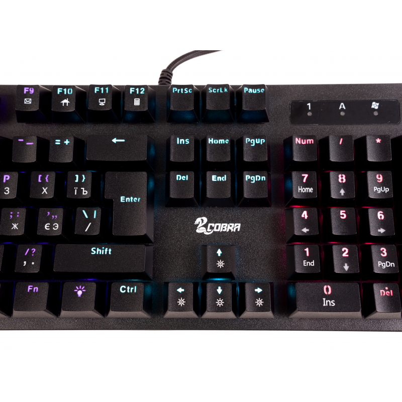 Клавиатура COBRA MK-101 Ukr Black USB