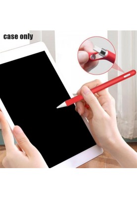 Чехол Goojodoq Button Magnetic TPU для стилуса Apple Pencil 2 Red (1005001784825742R)