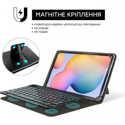 Чохол-клавiатура Airon Premium Universal 10-11" Black (4822352781060)