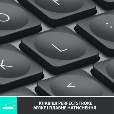 Клавіатура бездротова Logitech MX Keys Mini Wireless Illuminated (920-010501) Graphite Bluetooth