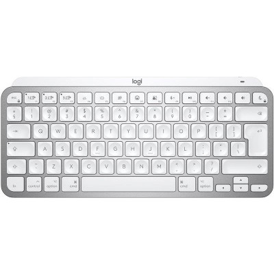 Клавіатура бездротова Logitech MX Keys Mini For Mac Minimalist Wireless Illuminated Pale Grey (920-010526)