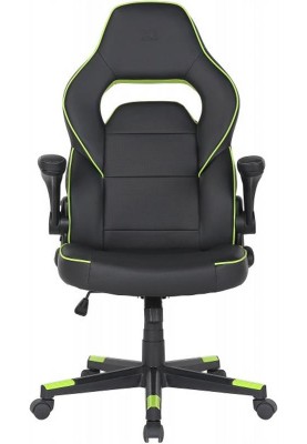 Крісло для геймерів 2E Gaming Hebi Black/Green (2E-GC-HEB-BK)