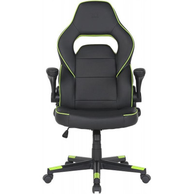 Крісло для геймерів 2E Gaming Hebi Black/Green (2E-GC-HEB-BK)