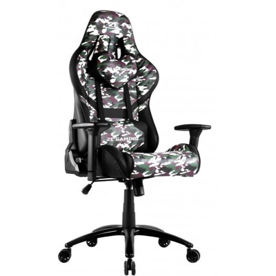 Крісло для геймерів 2E Gaming Hibagon Black/Camo (2E-GC-HIB-BK)