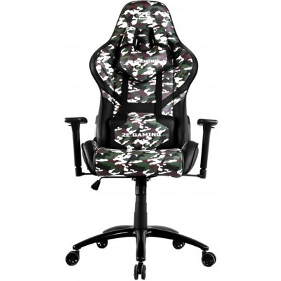 Крісло для геймерів 2E Gaming Hibagon Black/Camo (2E-GC-HIB-BK)