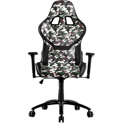 Крісло для геймерів 2E Gaming Hibagon Black/Camo (2E-GC-HIB-BK)