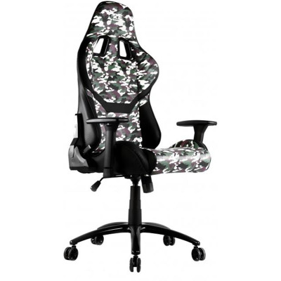 Крісло для геймерів 2E Gaming Hibagon Black/Camo (2E-GC-HIB-BK)