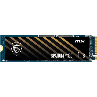Накопичувач SSD 1TB MSI Spatium M390 M.2 2280 PCIe 3.0 x4 NVMe 3D NAND TLC (S78-440L650-P83)