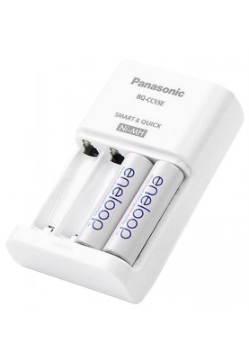 Зарядний пристрiй Panasonic Smart-Quick Charger + Eneloop AA/HR06 Ni-Mh 1900 mAh BL 4 шт
