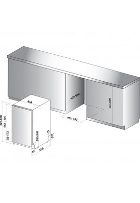 Вбудована посудомийна машина Indesit DSIC 3M19