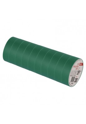 Стрічка ізоляційна EMOS ПВХ 19мм/20м зелена (F61929/F619292)