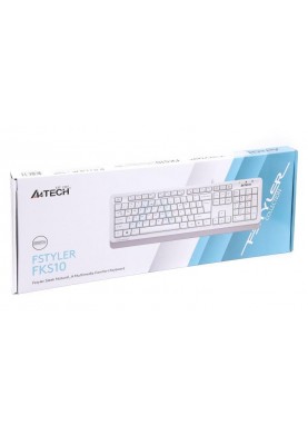 Клавіатура A4Tech Fstyler FKS10 White